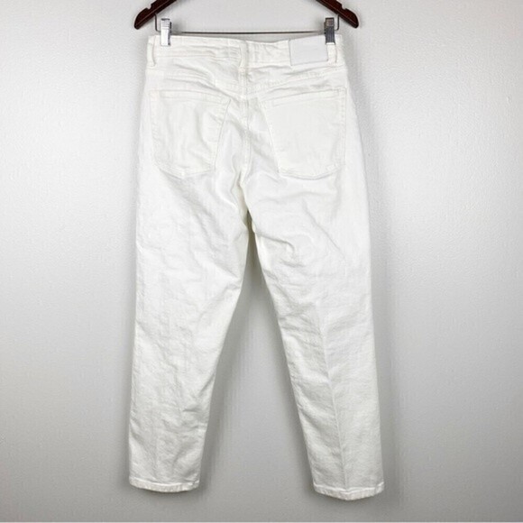 Everlane Curvy Cheeky High Rise Classic Straight Leg Jeans White Size 29 - Picture 7 of 12